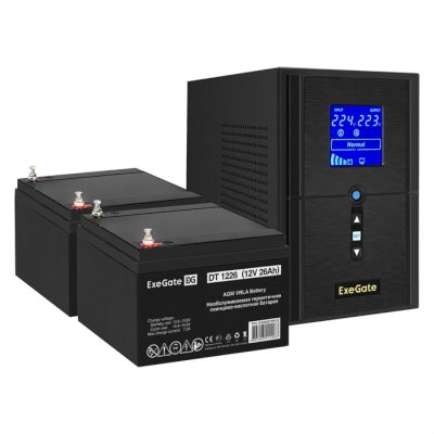ИБП ExeGate SineTower SZ-1000.LCD.AVR.2SH.1C13.USB EX296789RUS