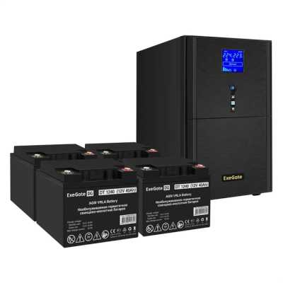 ИБП ExeGate SineTower SZ-5000.LCD.AVR.2SH.1C13.T.RJ.USB EX296885RUS