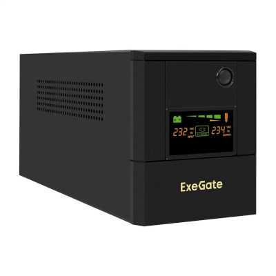 ИБП ExeGate Smart LB-2200.LCD.AVR.4SH.USB EX299787RUS