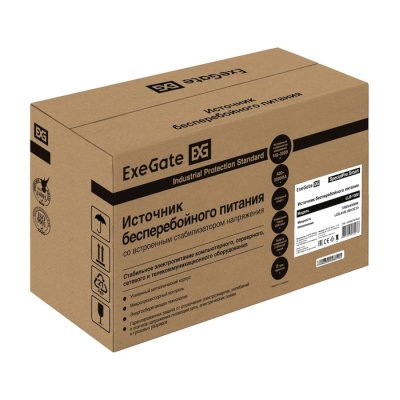 ИБП ExeGate SpecialPro Smart LLB-1000.LCD.AVR.1SH.2C13 Черный