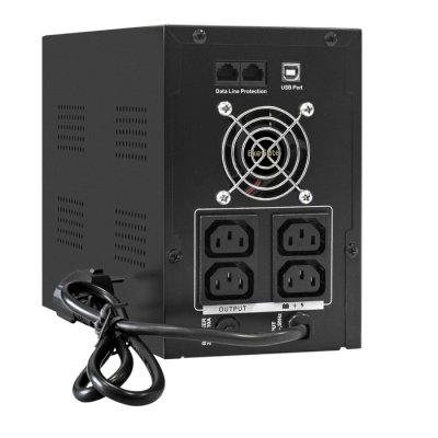 ИБП ExeGate SpecialPro Smart LLB-2000.LCD.AVR.4C13.RJ.USB Черный