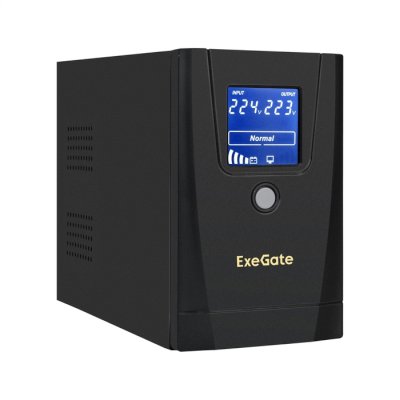 ИБП ExeGate SpecialPro Smart LLB-900.LCD.AVR.1SH.2C13.RJ.USB Черный