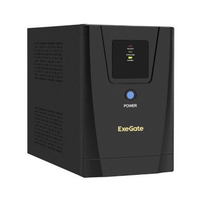 ИБП ExeGate SpecialPro UNB-1600.LED.AVR.2SH.3C13.USB Черный