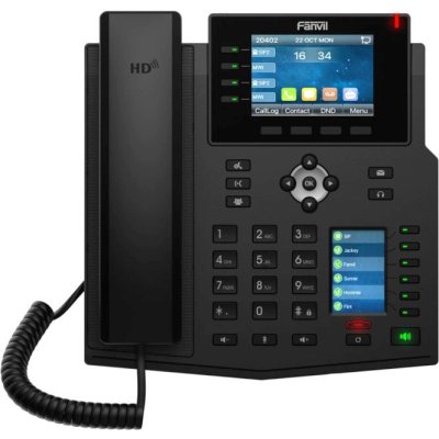 IP телефон Fanvil X5U V2 Black Черный
