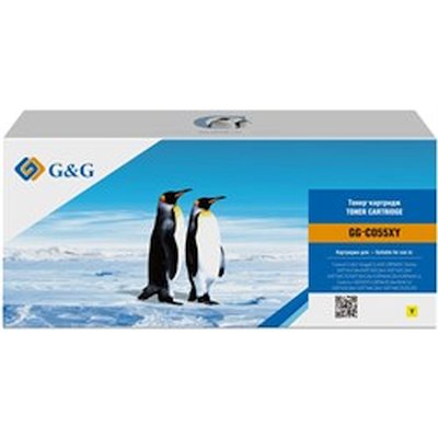 картридж G&G GG-C055XY желтый