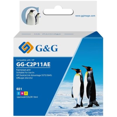 картридж G&G GG-C2P11AE многоцветный