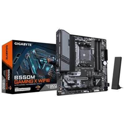 материнская плата GigaByte B550M Gaming X WIFI6 Черный