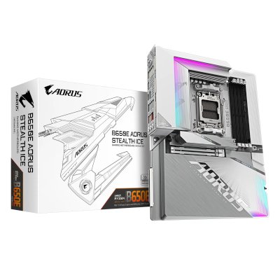 материнская плата GigaByte B650E Aorus Stealth ICE Белый