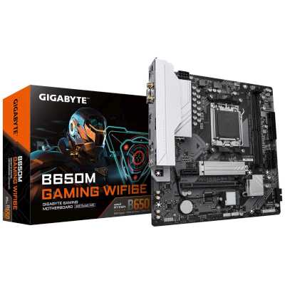 материнская плата GigaByte B650M Gaming WiFi6E Черный