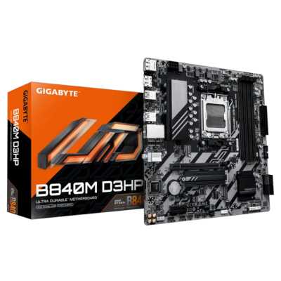 материнская плата GigaByte B840M D3HP Черный