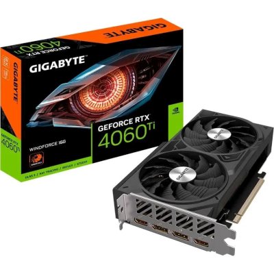 видеокарта GigaByte nVidia GeForce RTX 4060 Ti 16Gb GV-N406TWF2-16GD