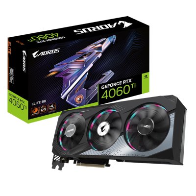 видеокарта GigaByte nVidia GeForce RTX 4060 Ti 8Gb GV-N406TAORUS E-8GD