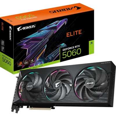 видеокарта GigaByte nVidia GeForce RTX 5060 8Gb GV-N5060AORUS E-8GD