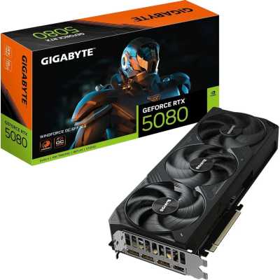 видеокарта GigaByte nVidia GeForce RTX 5080 OC SFF 16Gb GV-N5080WF3OC-16GD