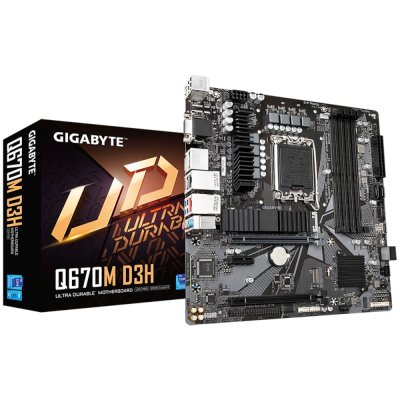 материнская плата GigaByte Q670M D3H