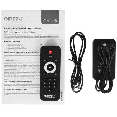 колонка Ginzzu GM-115 Black