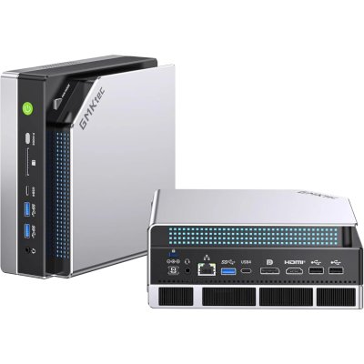 компьютер GMKtec NucBox EVO-X2/Max+395/128GB+2TB Серебристый, черный