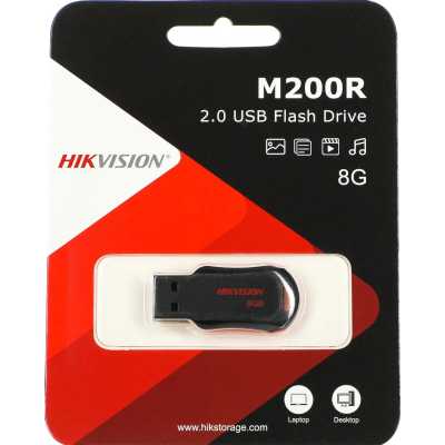 флешка HikVision M200R 8GB HS-USB-M200R/8G Черный, красный