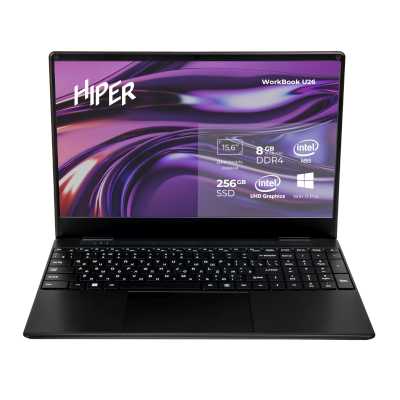 ноутбук Hiper WorkBook U26-15FIN095R8S2WPG Черный