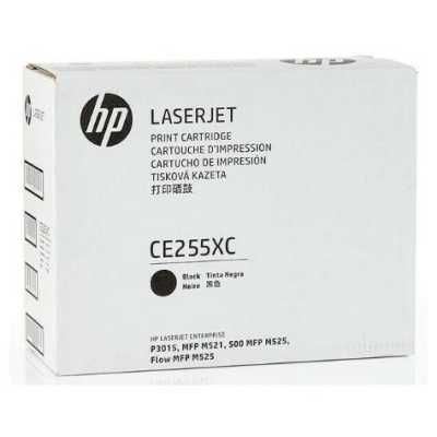 картридж HP 55X CE255XC черный