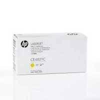 картридж HP 507A CE402YC желтый