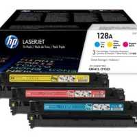 картридж HP 128A CF371AM голубой, желтый, малиновый