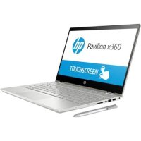 ноутбук HP Pavilion x360 14-cd0016ur Серебристый