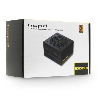 блок питания HSPD 1000W HSK-1000GF-BK Черный