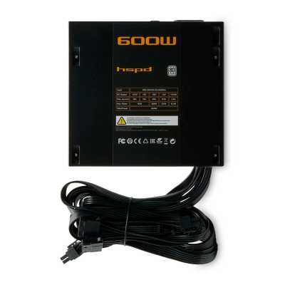 блок питания HSPD 600W HST-600WN-BK Черный