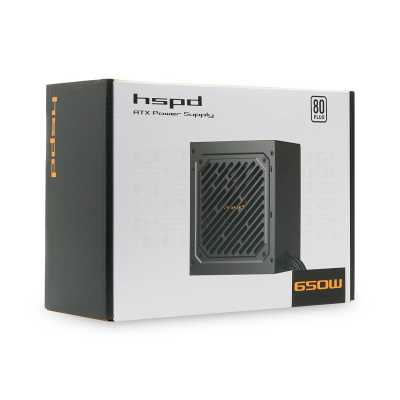 блок питания HSPD 650W HST-650WN-BK Черный