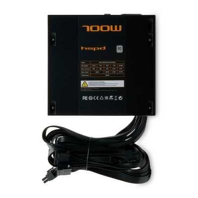 блок питания HSPD 700W HST-700WN-BK Черный