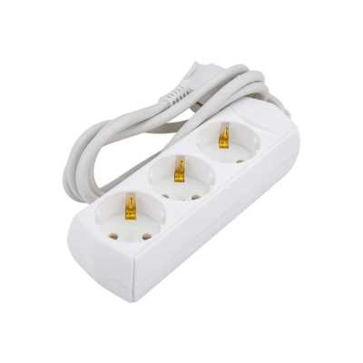 сетевой удлинитель IEK У03 WYP10-10-03-D15-Z-G белый