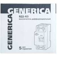 выключатель дифференциальный (УЗО) IEK ВД1-63 2Р 16А 30мА Generica MDV15-2-016-030