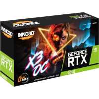 видеокарта Inno3D nVidia GeForce RTX 3080 X3 OC LHR 10Gb N30803-106XX-1810VA44H