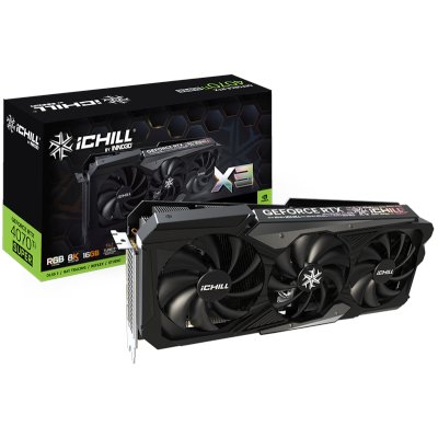видеокарта Inno3D nVidia GeForce RTX 4070 Ti Super iChill X3 16Gb C407TS3-166XX-186148H