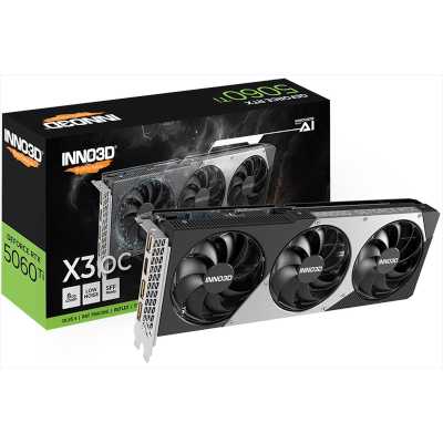 видеокарта Inno3D nVidia GeForce RTX 5060 Ti X3 OC 8Gb N506T3-08D7X-193075L