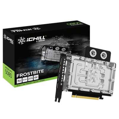 видеокарта Inno3D nVidia GeForce RTX 5080 iChill Frostbite 16Gb C50803-16D7X-1760FB