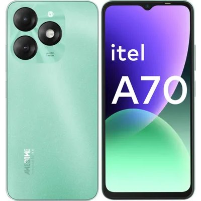 смартфон Itel A70 4/256GB Green зеленый