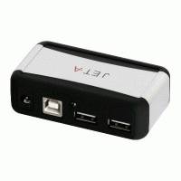 разветвитель USB Jet.A Sehu JA-UH4 черный