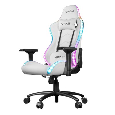 игровое кресло KFA2 Gaming Chair 01 RGB SE White белый
