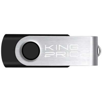 флешка KingPrice 64GB KPFD2A064ABK Черный, серебристый