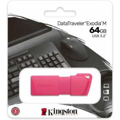 флешка Kingston 64GB KC-U2L64-7LN Розовый