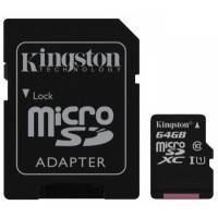карта памяти Kingston 64GB SDC10G2-64GB