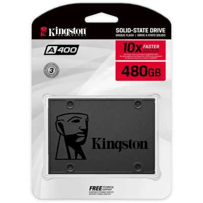 SSD диск Kingston A400 480Gb SA400S37/480GIN Серый