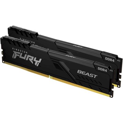оперативная память Kingston Fury Beast Black KF432C16BB1K2/32-SP