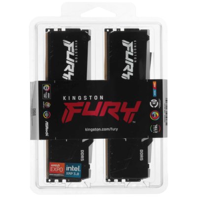 оперативная память Kingston Fury Beast Black RGB Expo KF560C30BBEAK2-64