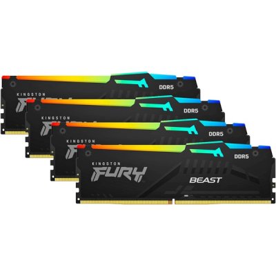 оперативная память Kingston Fury Beast Black RGB KF556C40BBAK4-128