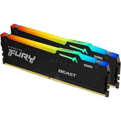 оперативная память Kingston Fury Beast Black RGB XMP KF560C30BBAK2-16