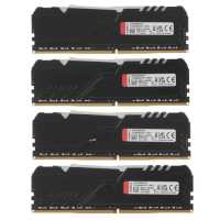 оперативная память Kingston Fury Beast RGB KF430C16BBAK4/128