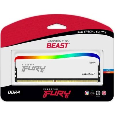 оперативная память Kingston Fury Beast RGB KF436C17BWA/8